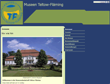 Tablet Screenshot of museen-teltow-flaeming.de